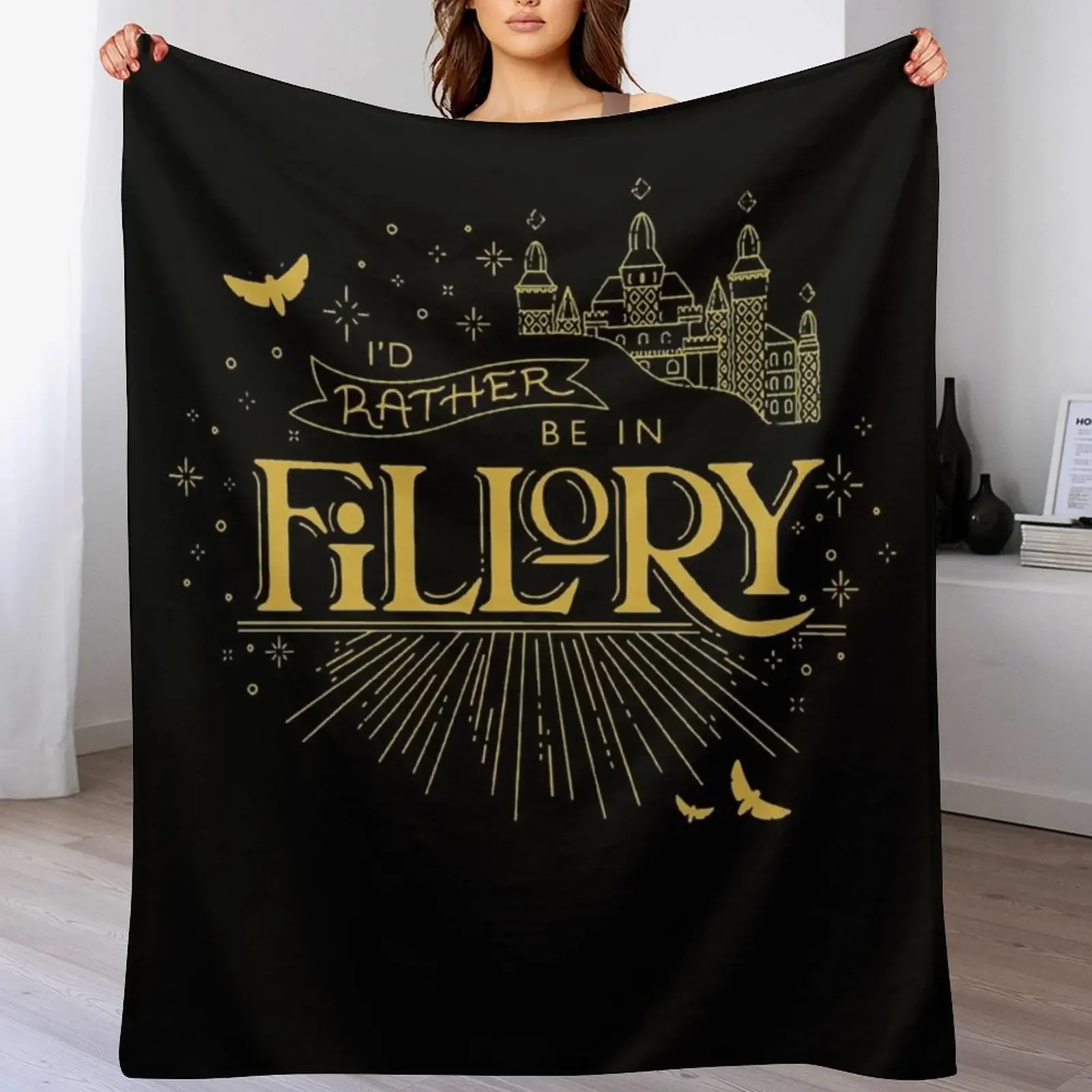 Gifts For Men Visit Fillory Halloween Throw Blanket Stylish Couch Blanket for Home Living Room