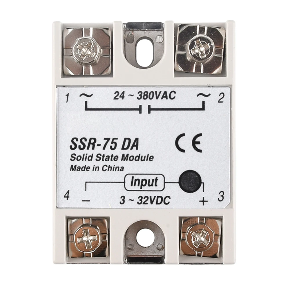 Solid State Relay 10A 25A 40A single phase Module 3-32V Input DC 24-380V AC Output High Quality SSR-10DA SSR-25DA SSR-40DA