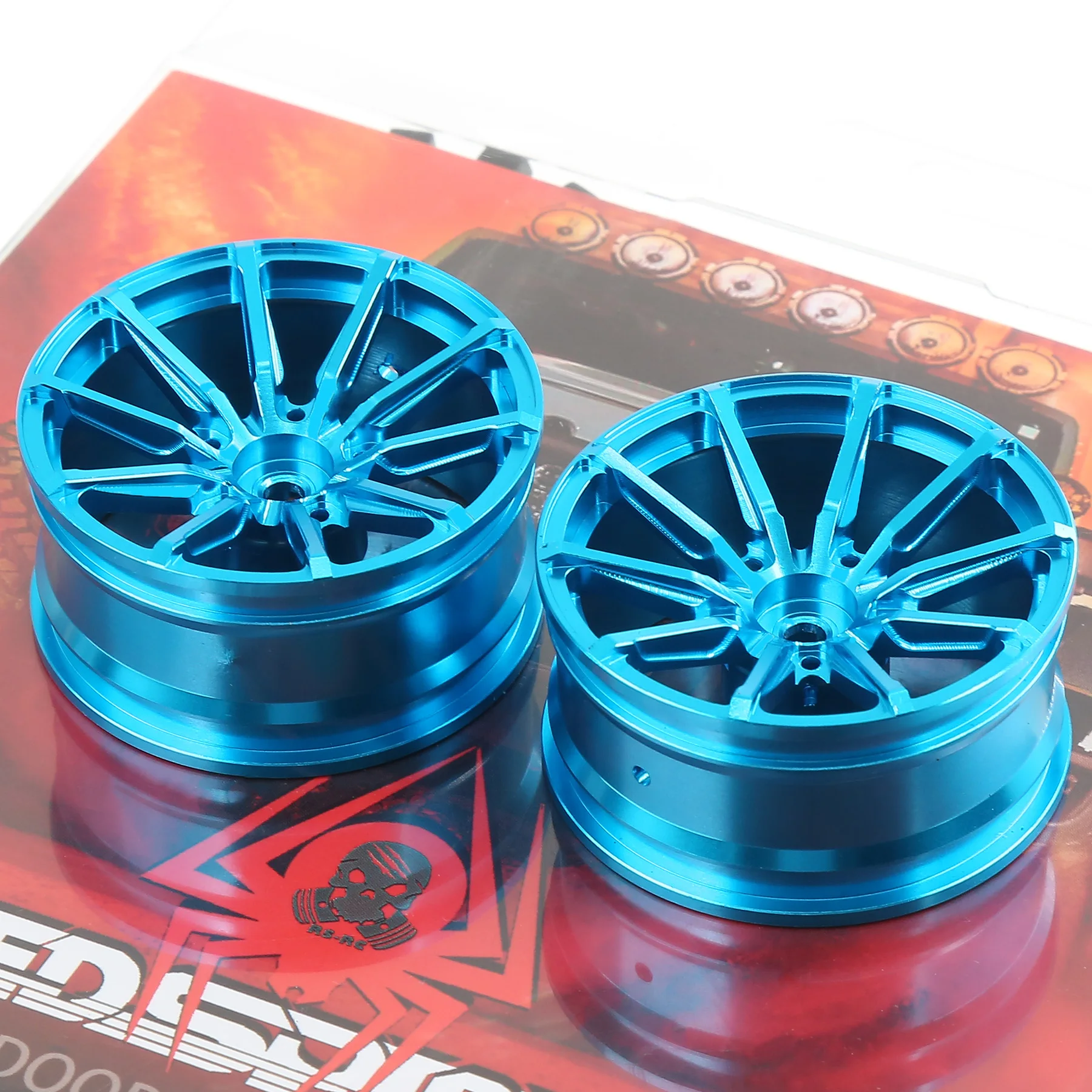 1/10 RC 드리프트 레이싱 카용 4개 52mm 금속 휠 림 – 타미야 교쇼 HSP HPI 사쿠라 TRX4용 고성능 허브