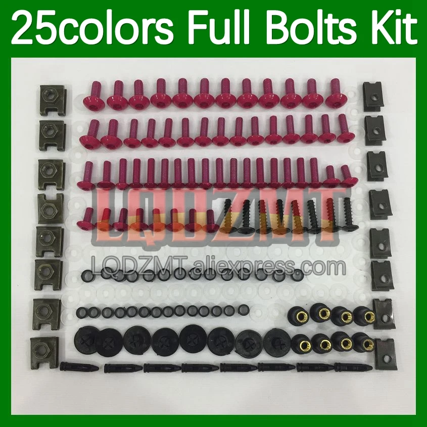 268pcs Body Bolt Full Screws Kit For HONDA NSR250R MC21 PGM3 NSR 250R 90 91 92 93 1990 1991 1992 1993 Fairing Bolts screw Nut