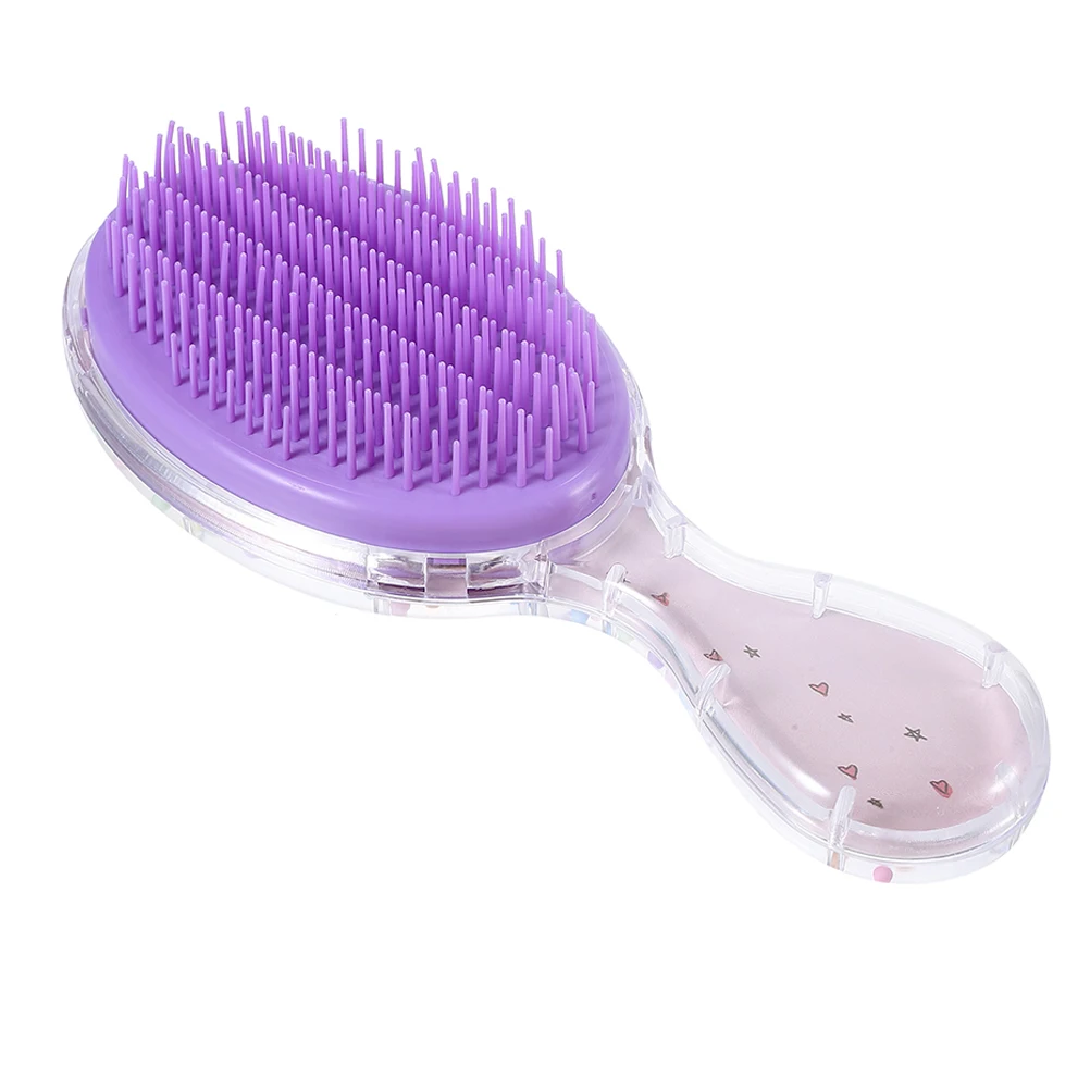 

1pcs Children Hairbrush Detangle Elastic Baby Cartoon Travel Kids Accessories Toddler Girl Scalp Massage Shampoo Hair
