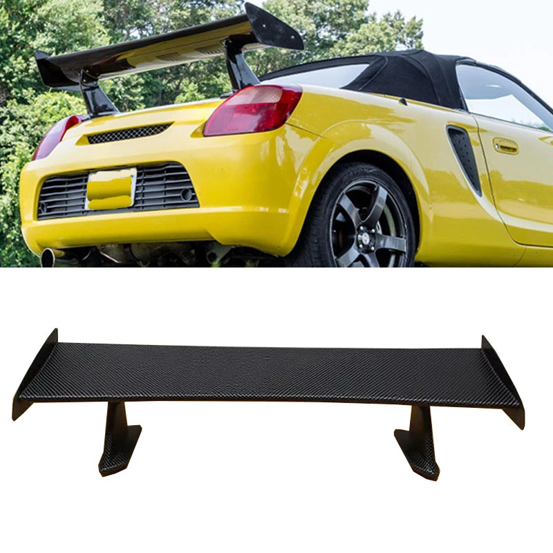Suitable for 00-06 Toyota MRS MR2 GT Models Real Carbon Fiber Modified High Foot Rear Spoiler