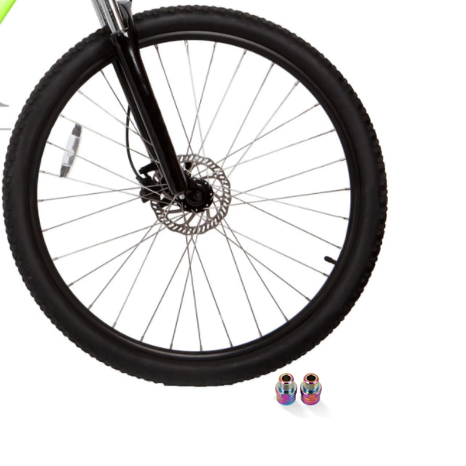 

2pcs Aluminium Alloy Extenders Sturdy Wear-Resistant Bike Bicycle Pedal Adapters Portable Replaceable Pedal Parts For Bike