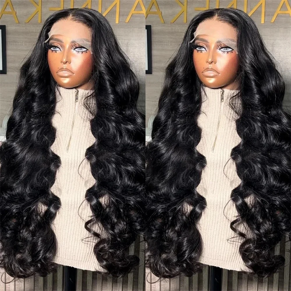 36Inch Glueless Lace Front Human Hair Wigs Brazilian Body Wave 13X4 13x6 Lace Frontal Human Hair Wig For Women 360 Full Lace Wig