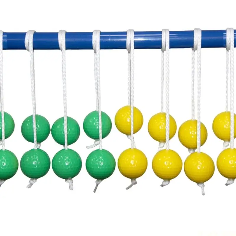 

M5TC 8Pcs Ladders Toss Ball Replacement Hard Golf Training Ball for Kids Adult