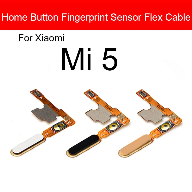 Cavo Flex pulsante Home per Xiaomi Mi 5 5c 5s 5X A1 Plus tasto Menu sensore di riconoscimento impronte digitali cavo flessibile parti di ricambio