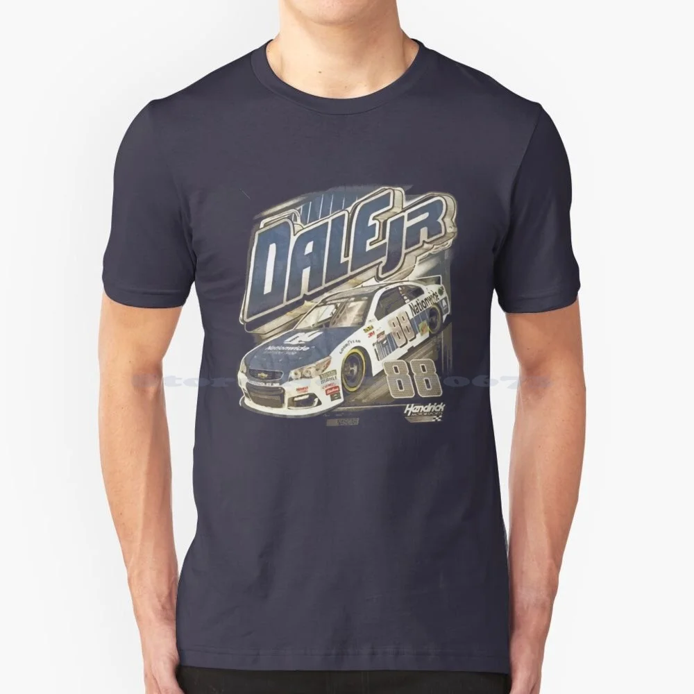 Dale Jr 88 T Shirt 100% Cotton Tee Racing Dale Jr Daytona Vintage Race Car Dale Earnhardt Jr Dale Yeah 88 Jeff Gordon Chase