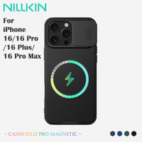 NILLKIN Magnetic Case for iPhone 16/16 Plus/16 Pro/16 Pro Max, All-Around Coverage, Magnetic Suction, Anti-Drop Protection Cover