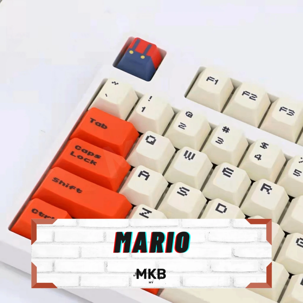 [В наличии] клавиатура для механической клавиатуры Super Ma-rio Nintendo PBT Cherry Profile