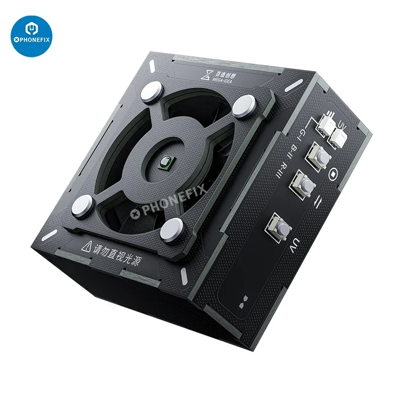 Imagem -06 - Qianli Mega-idéia-ventilador de Cura Cura uv Ventilador de Manutenção Ferramenta do Telefone Placa-mãe Reparo de Soldagem ic em 3w