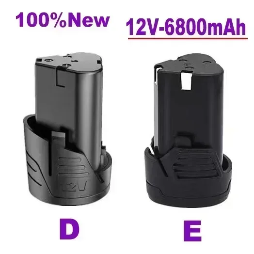 

100%.New.Universal 12V 6800mAh Rechargeable Li-ion Lithium Battery For Power Tools Electric drill Electric Screwdriver Battery