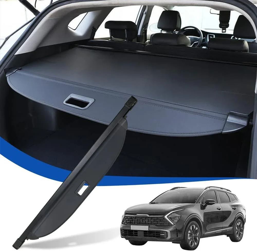 Cargo Cover for Kia Sportage NQ5 2025 2024 2023 Retractable Trunk Cover Privacy Security Screen Luggage Shield Shade Accessories