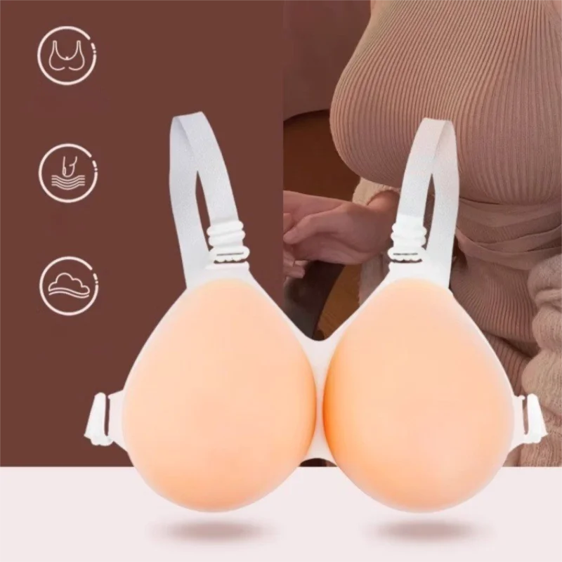 

Огромные силиконовые формы груди для трансвеститов, транссексуалов, косплея с плечевым ремнем, искусственные цицы без сосков для прямой трансляции