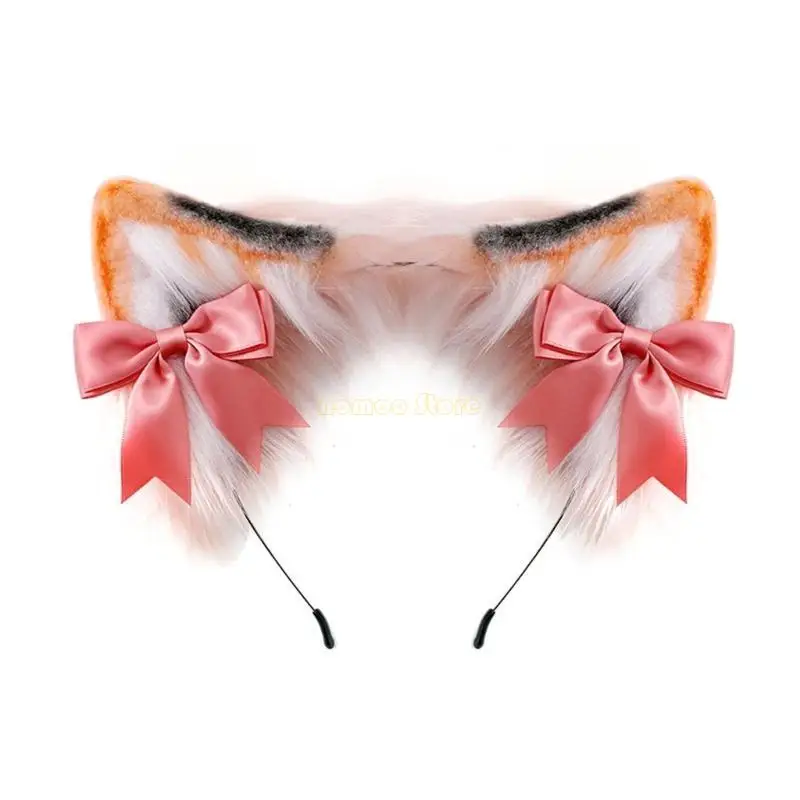 

31BF Halloween Headband Ear Hair Hoop Party Headpiece Cosplay Costume Prop