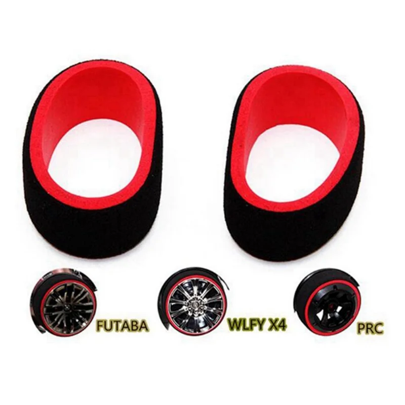 

A04F-6X RC Cars Transmitter Steering Wheel Foam Grip Hand Wheel Sponge For TRAXXAS Futaba 3Pv FS GT2