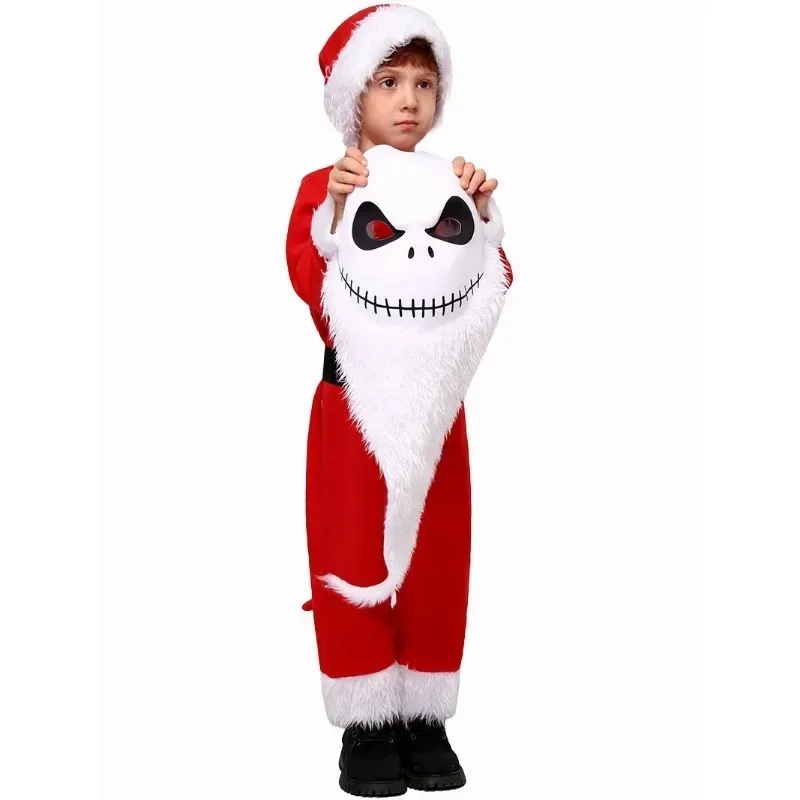 Christmas Night of Terror Jack Skellington Cosplay Costume for Kids