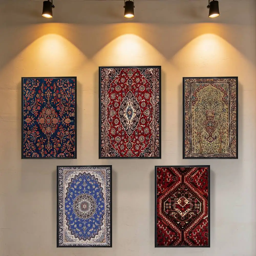 

Persian Rug Iranian Carpet High Quality Dorm Living Room Aesthetic Wall Decoration Painting Poster Stickers Gift
