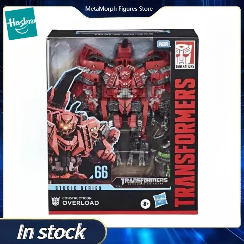 Figura de acción original de Hasbro Transformers Studio Series SS-66 CONSTRUCTICON OVERLOAD, modelo de colección