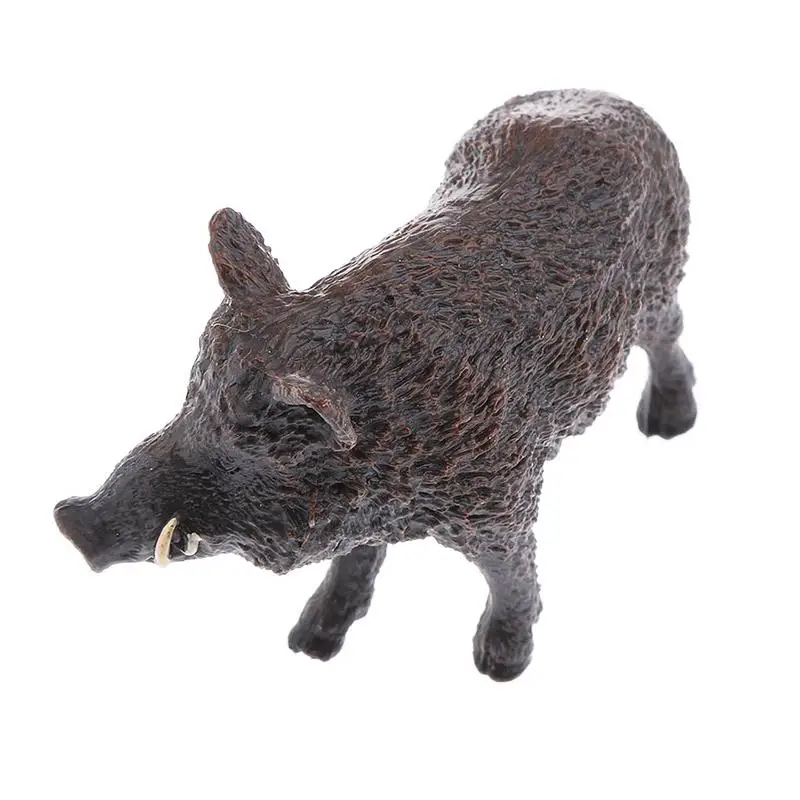 2.8inch Wild Life Wild Boar Toy Figurine PVC Figures 14783 NEW For Home Decoration