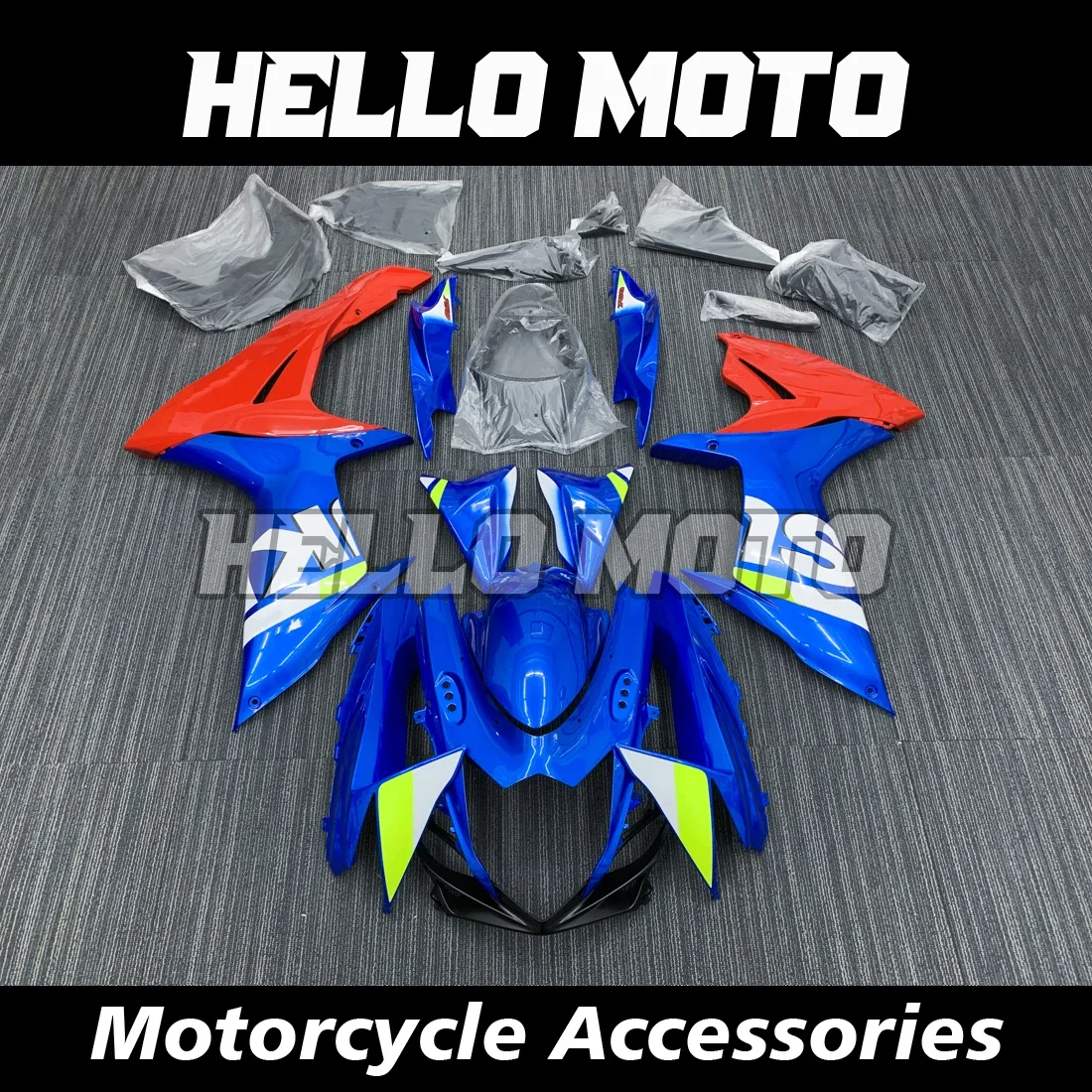 New ABS Injection Molding Motorcycle Fairings Kits Fit For L1 L2 L3 L4 L5 L6 L7 L8 L9 600/750cc 2011-2022 Bodywork Set