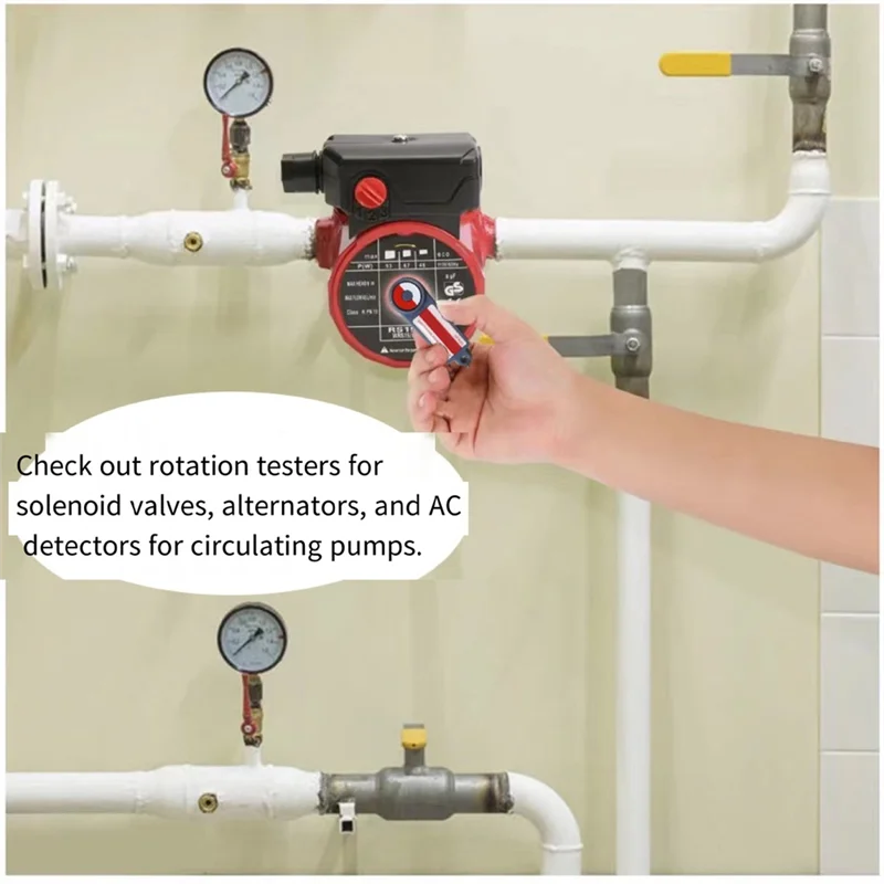 A76F-Heating Circulation Pump Rotation Tester And AC Detector Oil Burner Solenoid Valve Detects
