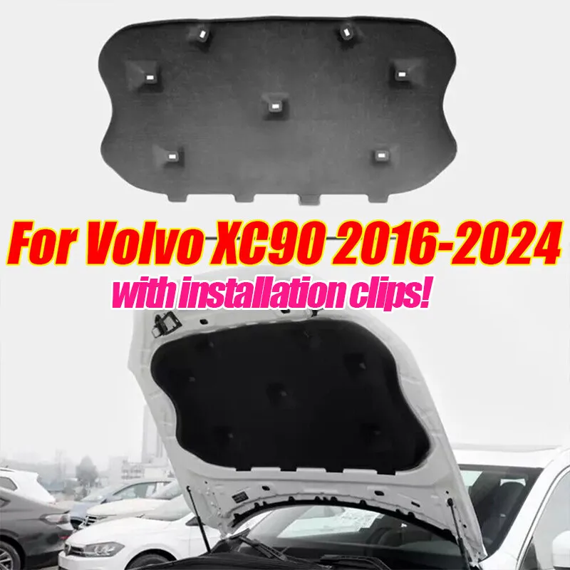 

1x изоляционная накладка на капот двигателя, теплозащитный экран, одеяло для Volvo XC90 2016-2024