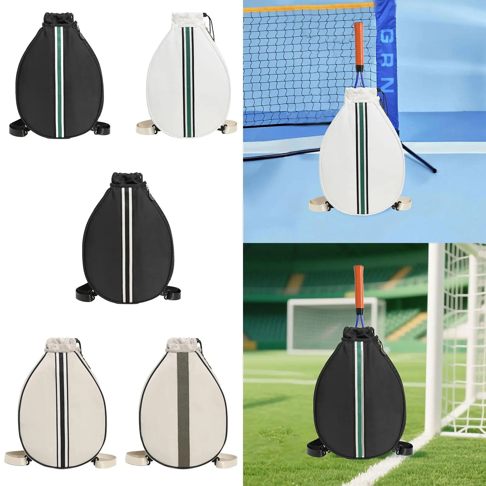 

Tennis Racket Bag Badminton Bag Professional Organizer Racquet Cover Racket Cover for Adults Sports Beginners