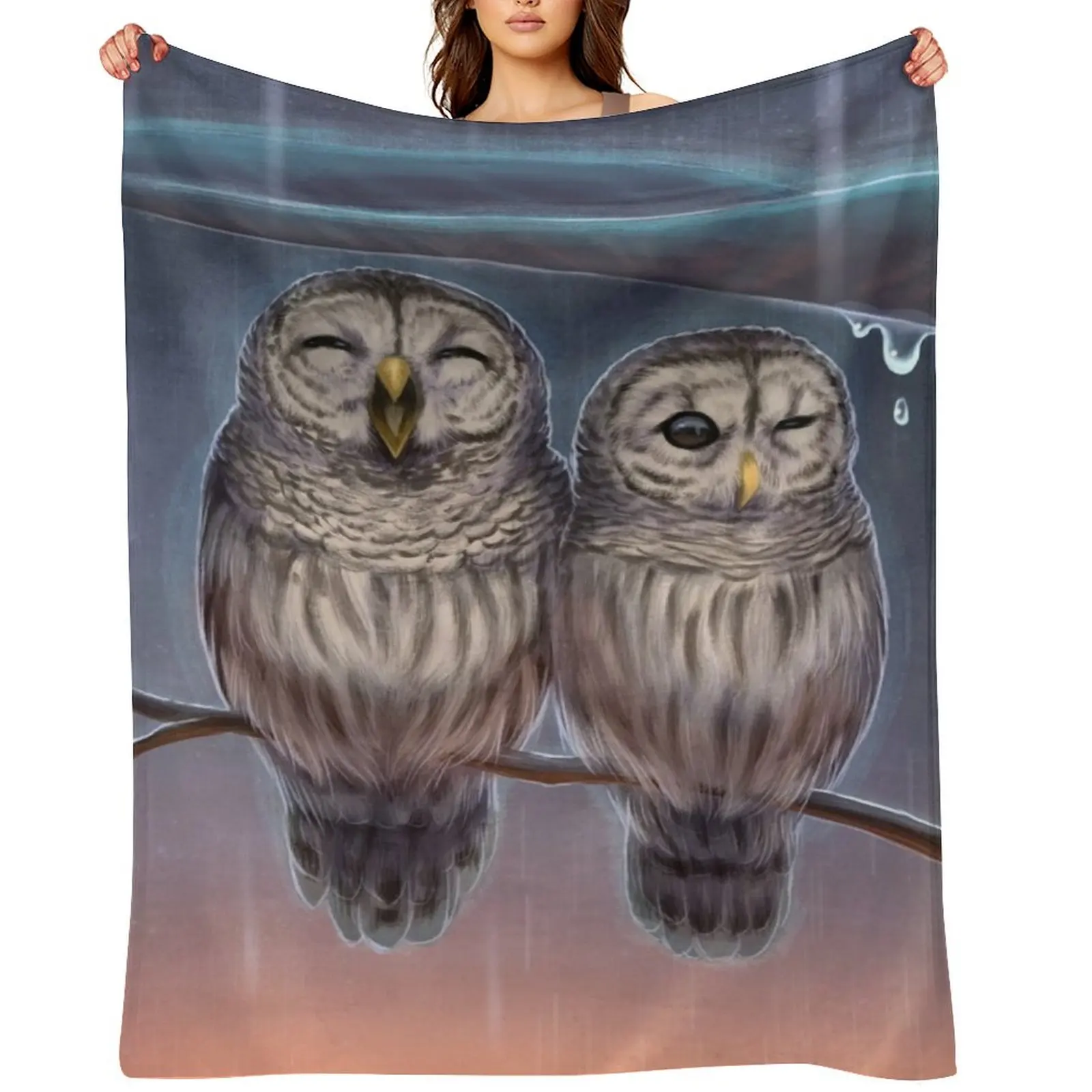 

Rain cover Throw Blanket Beach Flannel Fabric wednesday Warm Blankets