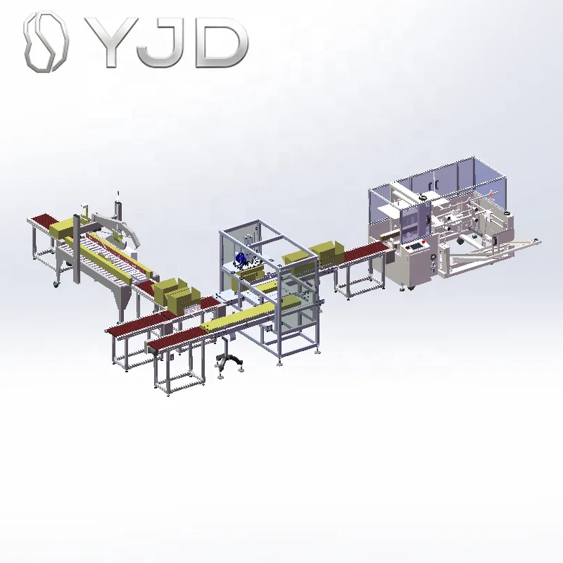 Cardboard Box Folding Machine/Carton Erector Packer Sealer Machine/Cartoner Machine Box Packaging Line