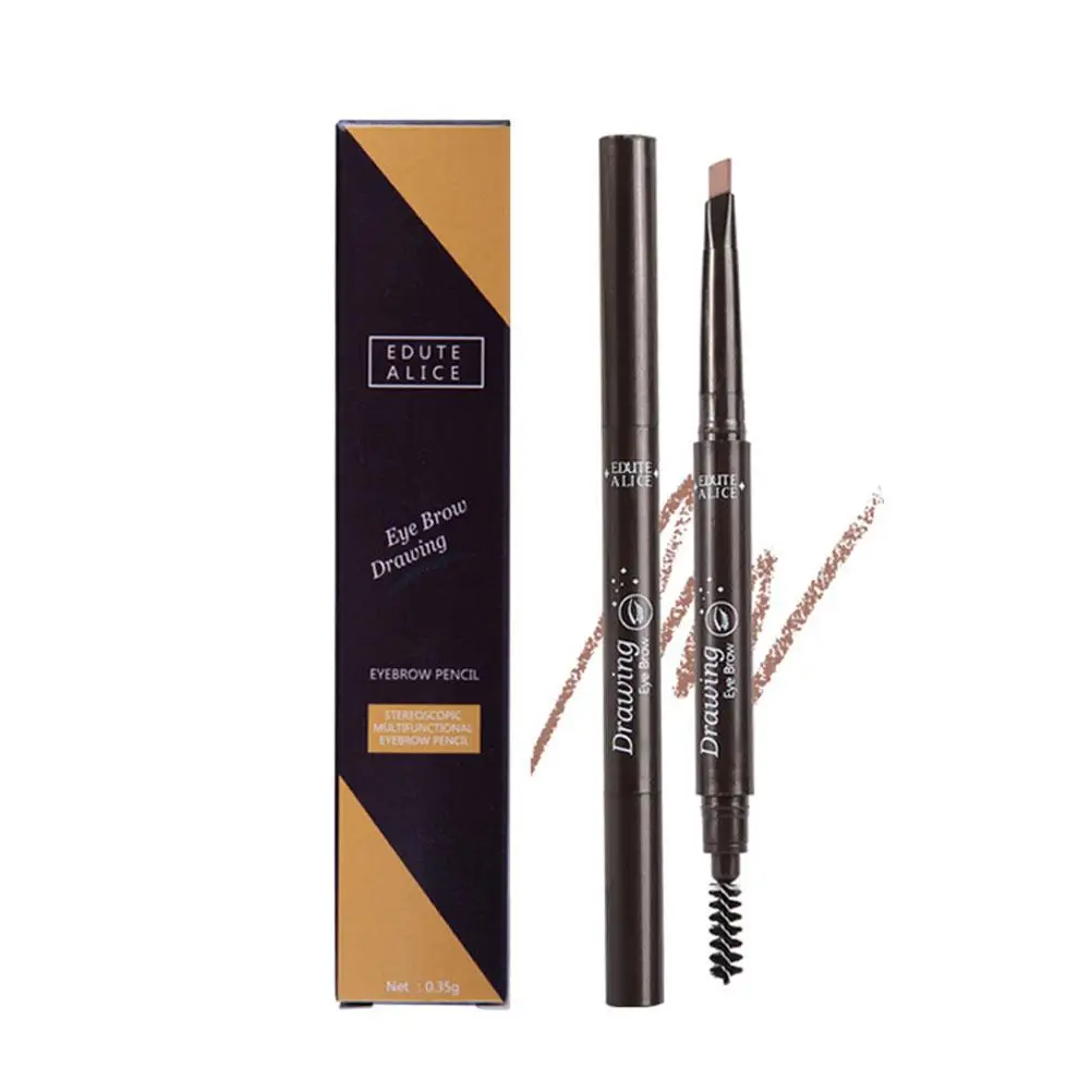 Doppelkopf ultra feine Augenbrauen stift langlebige wasserdichte Augenbrauen Stift Tönung Mascara verbessern Kosmetik Schönheit Frauen Make-up