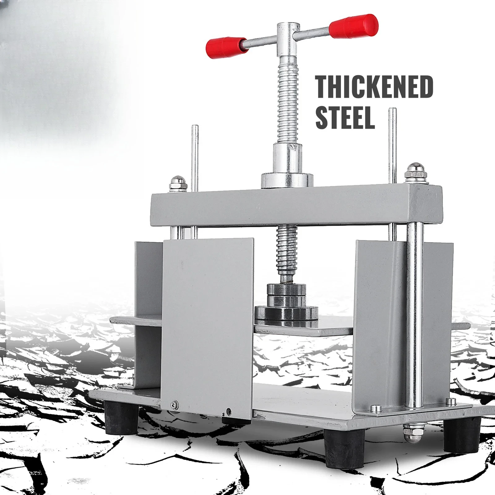 Paper Press Machine 12x8.6 in for A4 Paper 10cm Thickness Steel Frame Paper Press Machine Papermaking Book Press