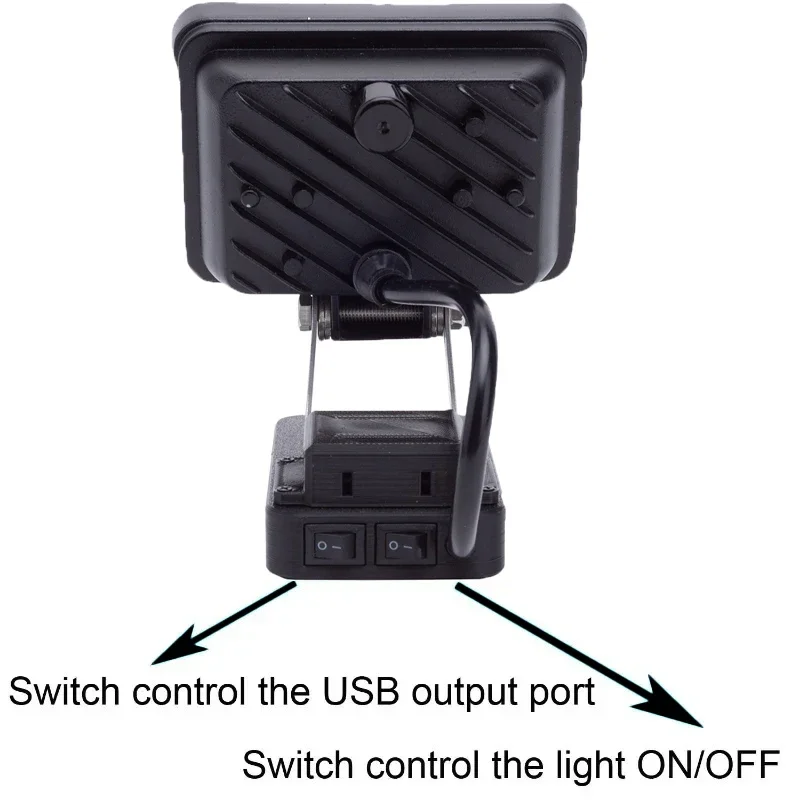 Imagem -04 - Lanterna Portátil sem Fio Luz Ferramenta para Ferrex Bateria Li-ion Usb Luz de Trabalho Led 20v