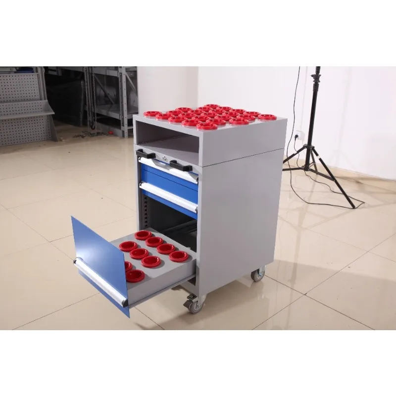Tool Cart BT30 BT40 BT50 HSK63 Holder For Machining Center Multi Drawer Storage Cabinet Workstation