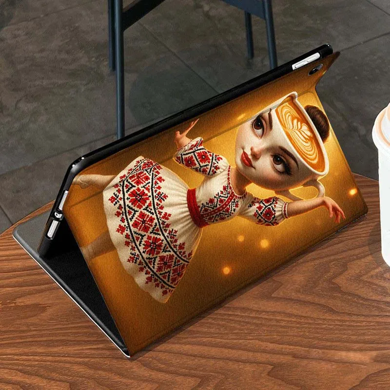 Balerina Capucina Tung Sahur لـ Vivo IQOO Pad Pad2 Pad3 Pad5 Air SE Pro 11 11.5 12.1 12.3 13 بوصة غطاء قابل للطي حافظة لوحية