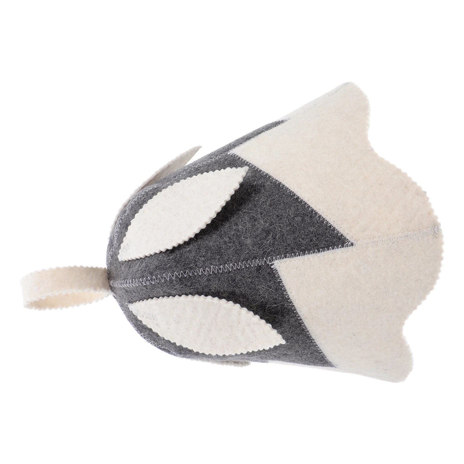 

Felt Leaf Sauna Hat Portable Bucket Bath Cap for Men Women Sweat Spa Accessories Absorbent Steam Hair Protector