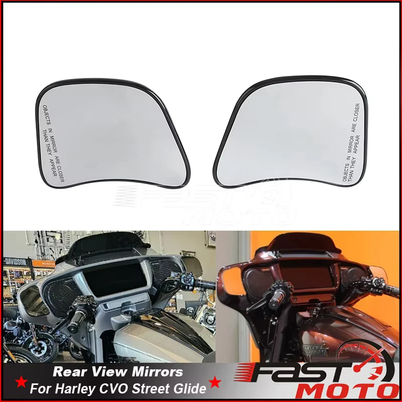 

Fairing Rear View Mirrors Motor Side Mirror Rearview Rear Mirrors For Harley Touring CVO Street Glide FLHXK FLHXKSE FLHXSE FLHX