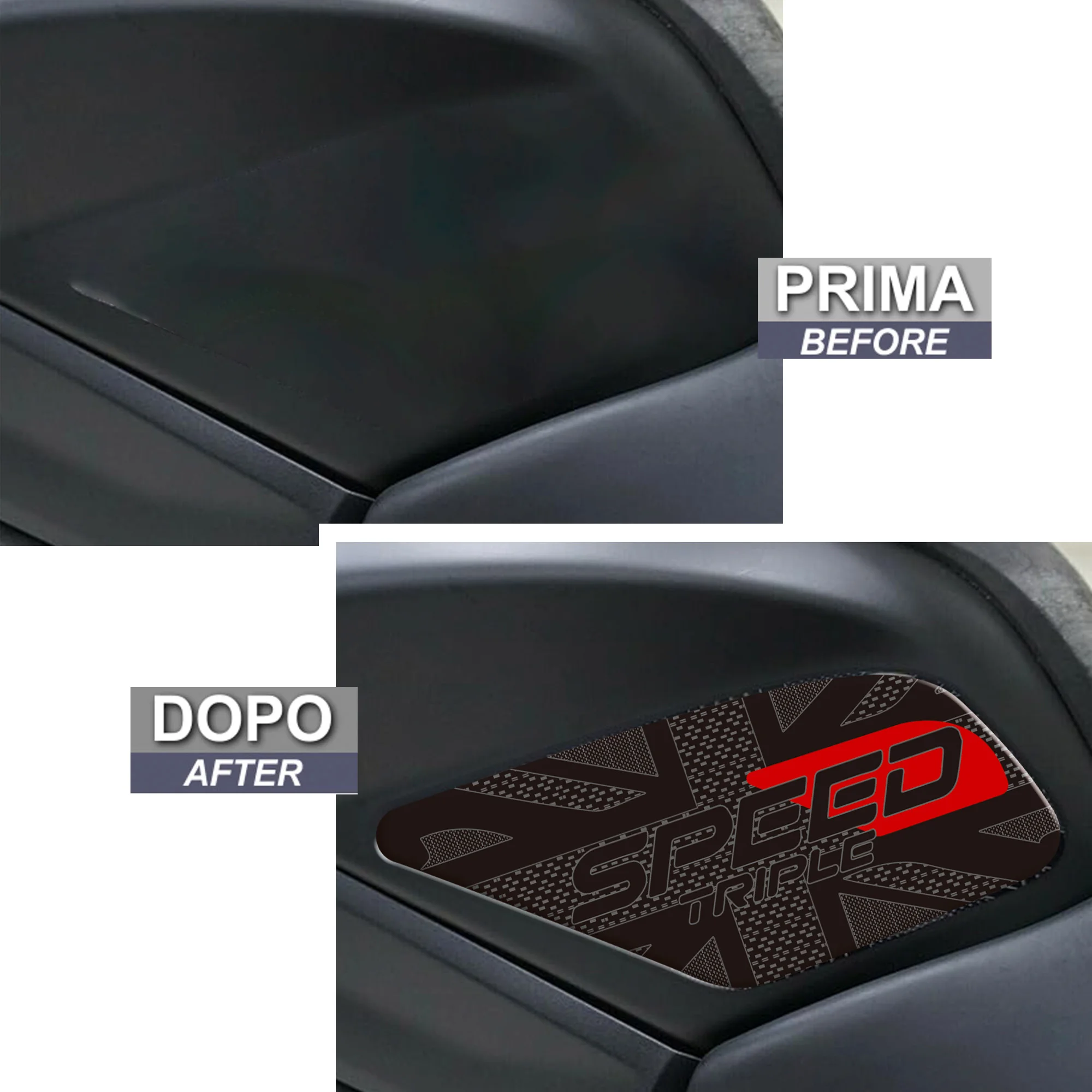 Motorcycle 3d Stickers Knee Protector Gas Fuel Oil Tank Pad Grips decals For Speed triple 1050 RS 1050R RS S 2016-2020