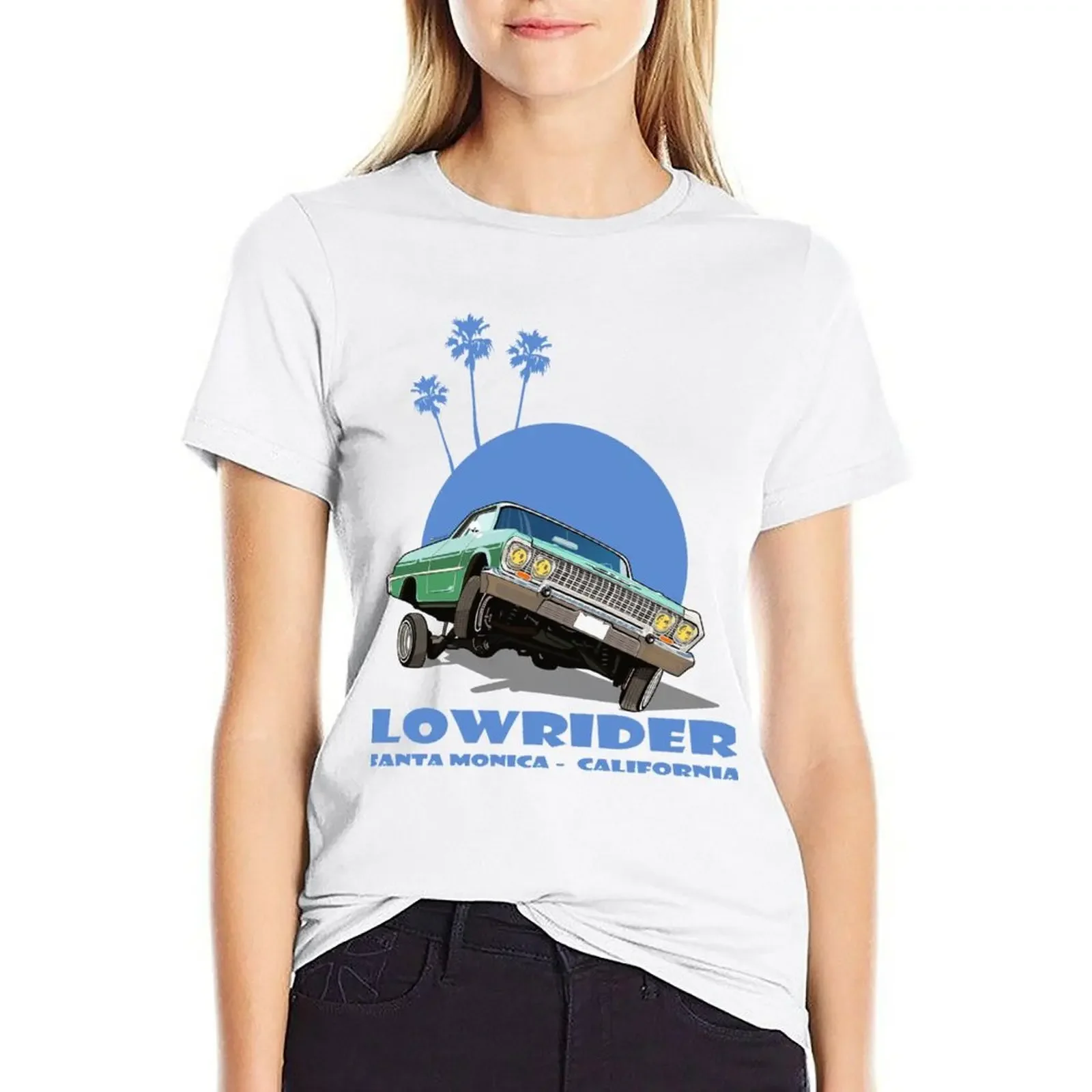 

Lowrider T-shirt tees Short sleeve tee hippie clothes western t shirts for Women