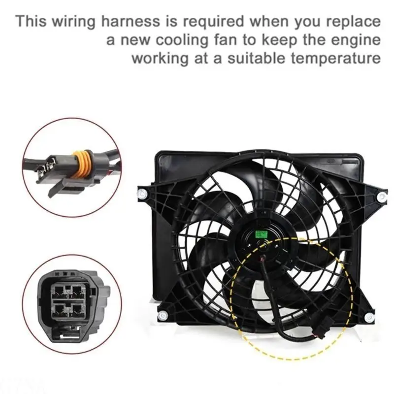 

G7NA 05174358AA Engine Cooling Fan Motor Harness Replacement Cooling Fan Motor Wiring