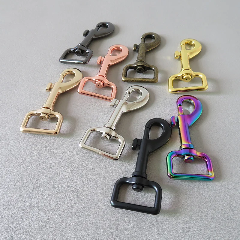 1Pcs/Lot 25mm Metal Buckle Swivel Lobster Clasp Carabiner Clip Snap Hooks For Straps Dog Pet Leash Hardware Sewing DIY Accessory