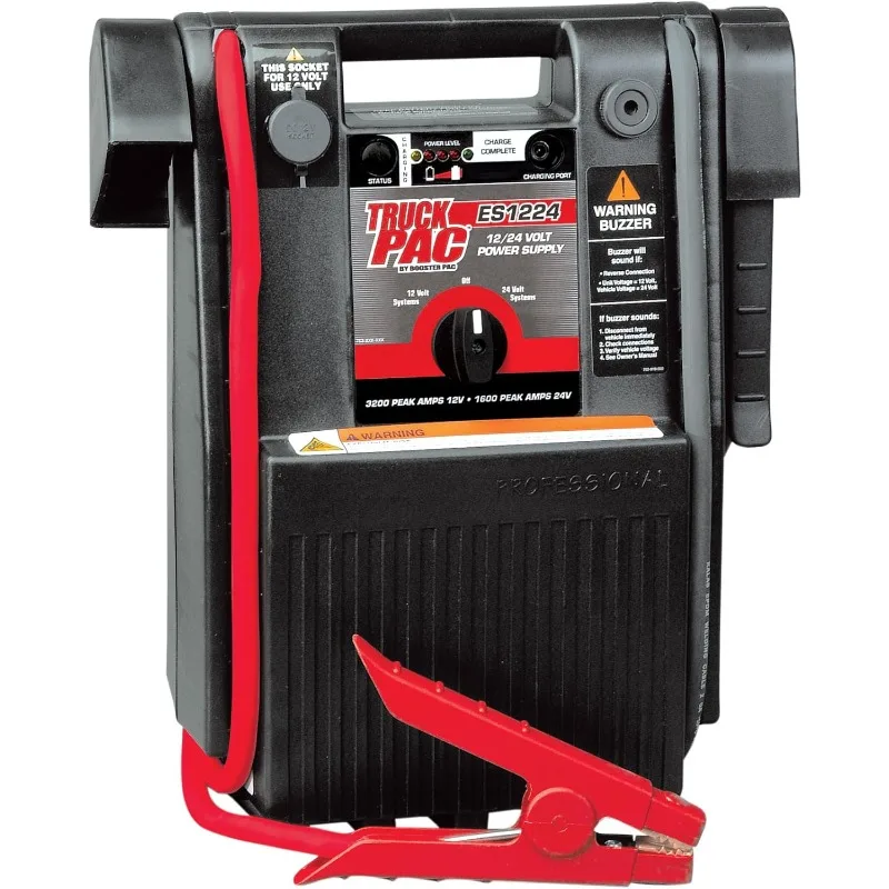 

Clore Automotive Truck PAC ES1224 3000/1500 Peak Amp 12/24V Jump Starter