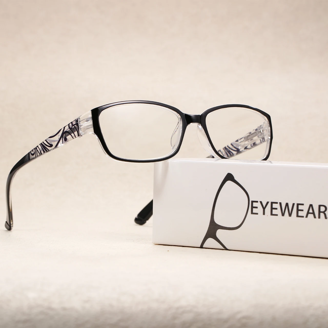 نظارات قراءة VOPHA ذات التركيز التلقائي، حجب الضوء الأزرق - تصميم عصري مطبوع للجنسين