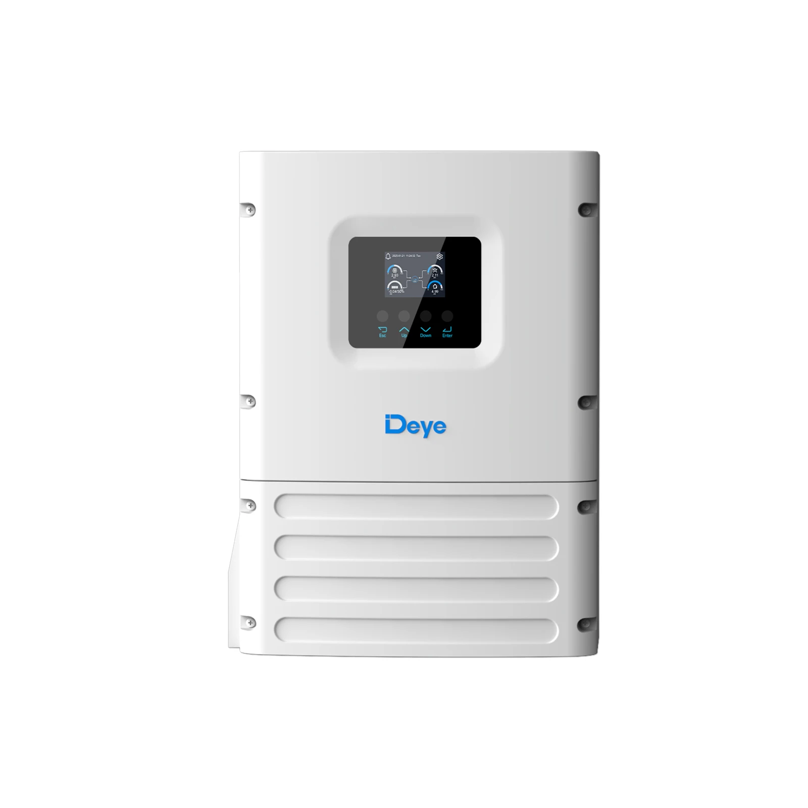 DEYE IP65 6kW Solar-Wechselrichter Parallel Outdoor Dual-Ausgang 9600W PV 120A MPPT Schnellladung Eingebautes WLAN für Netzunabhängige Haussysteme