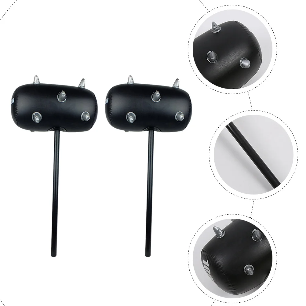 

2Pcs Inflatable Hammer PVC Large Hard Handle Hammer for Kids Birthday Pool Party Accessory Kids Toy Children Inflatable Toy