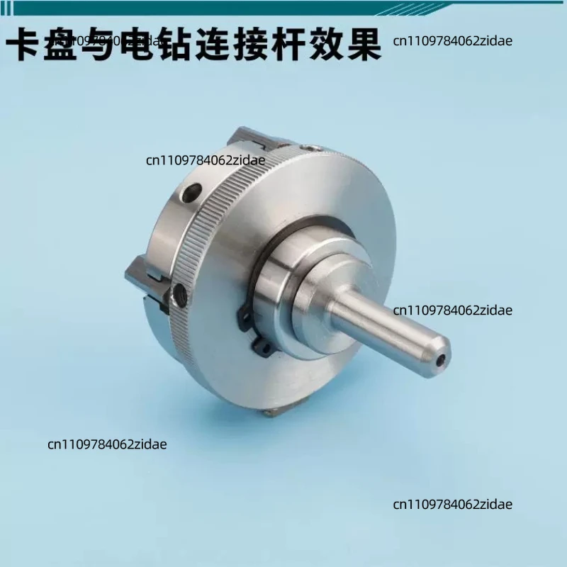 For Mini Lathe 3 & 4 Jaw Self-Centering Chuck 50mm Large Bore Hand Tighten Woodworking Lathe Accessory