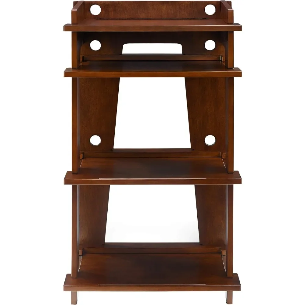 Soho Turntable and Record Stand Racks Cd Shelves Furniture Mahogany Dvd Shelf for Music Cds Box Cd Organizer Rack Vinyl Storage