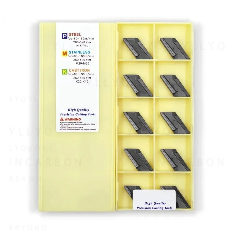 10PCS KNUX160405R-11 KNUX160405L-11 LF6018 LF6028 Carbide Inserts CNC Turning Tools Lathe Cutter Cutting Tool Parts view 5