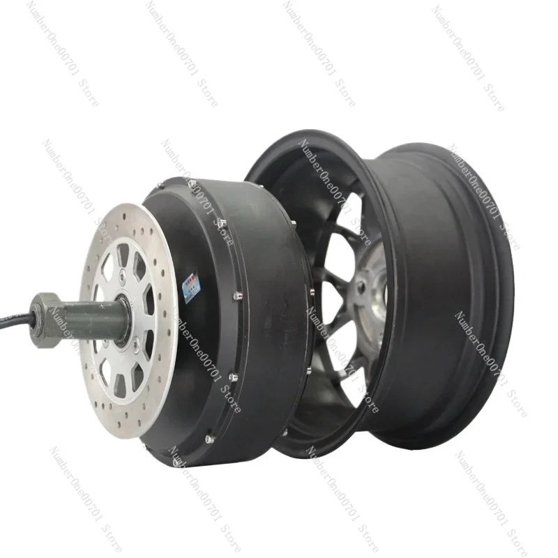 

Motor 1500W 260 V1 High Effective 12x5.0inch Single Shaft Detachable in Wheel Hub Motor for ATV Car and E-scooter