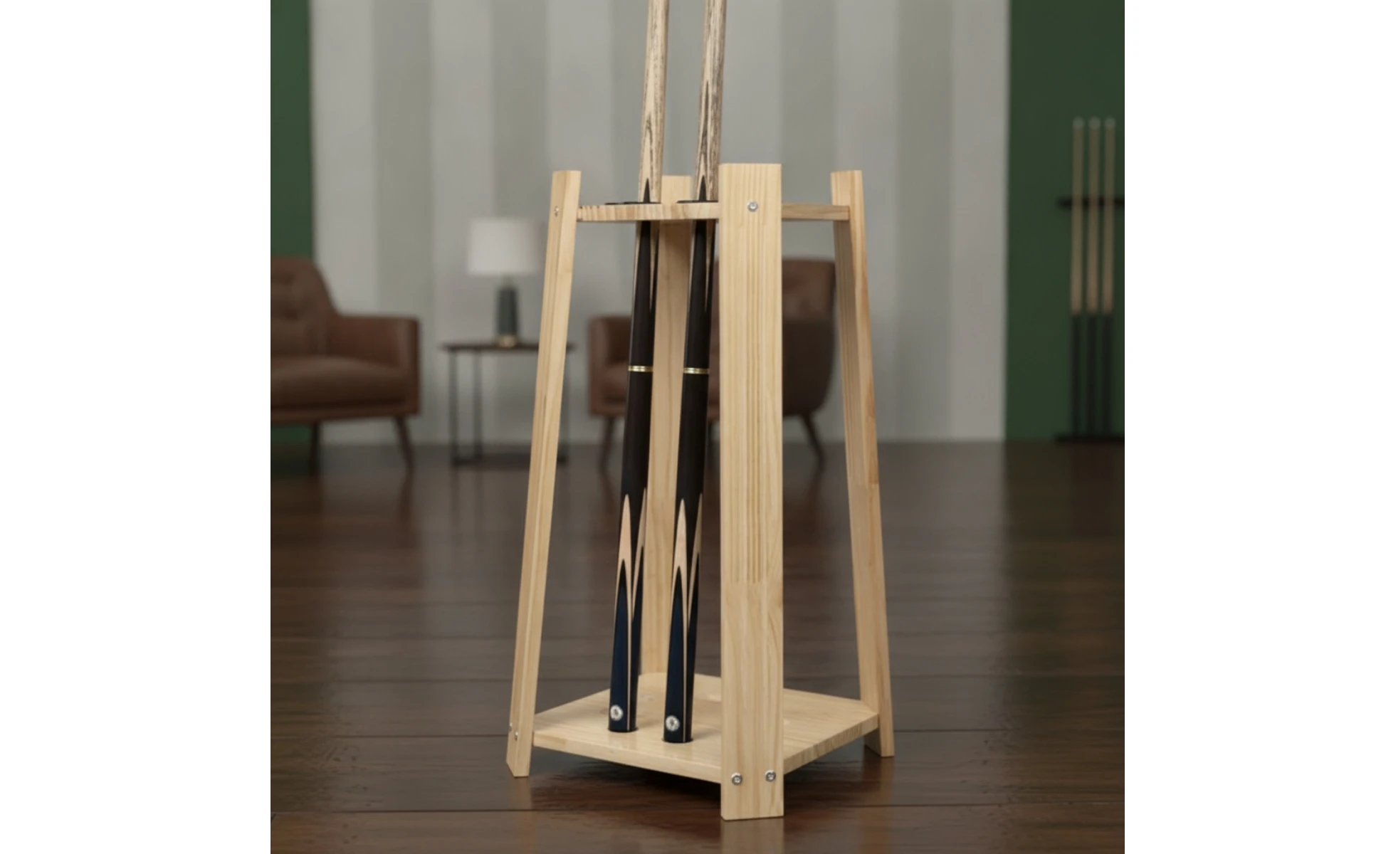 Billiard Cue Rack Solid Hardwood Pool Stick Holder Floor Stand Pool Cue Holder Stable Furniture Long-Lasting for Game Room Billiard Cue Rack Solid Hardwood Pool Stick Holder Floor Stand Pool Cue Holder Stable Furniture Long-Lasting for Game Room
