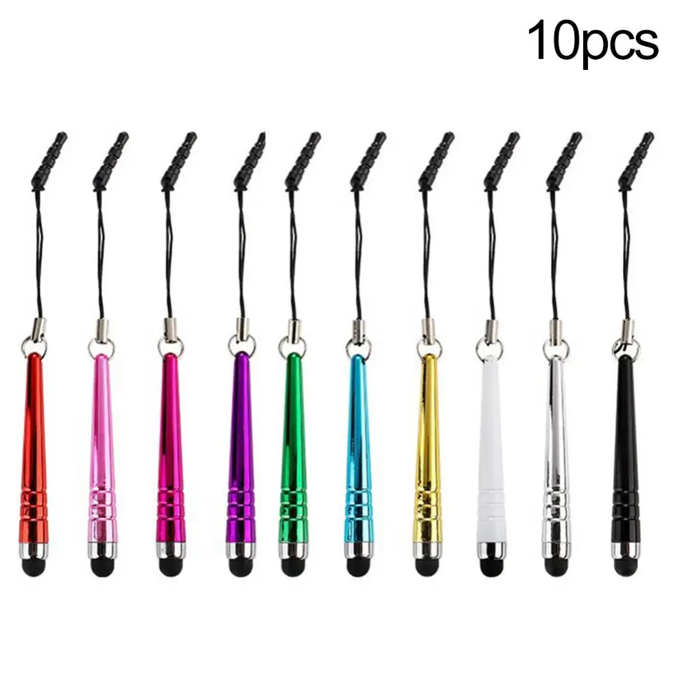 5 10Pcs Stylus Pen Capacitance Universal Stylus Pen Mobile Phone Touch Screen Metal Capacitive Pen Tablet For Xiaomi Iphone